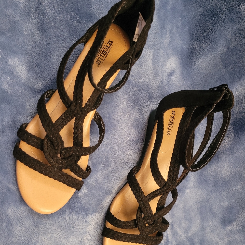 Seychelles Sandals, Size 9, Black 🖤